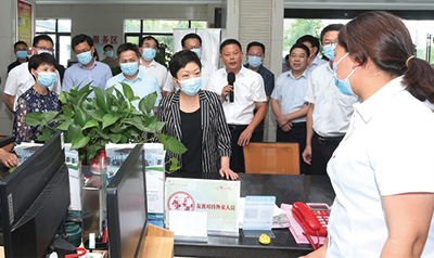 江苏省人力资源和社会保障厅来宿迁实地调研就业创业等工作