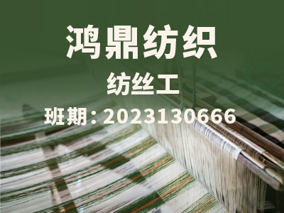 鸿鼎纺织【高级】2023130666