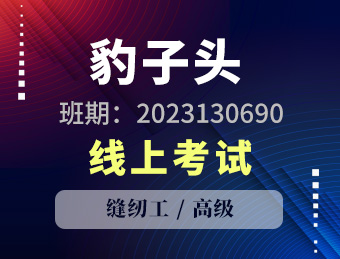 宿迁豹子头科技股份有限公司缝纫工高级2023130690理论考试
